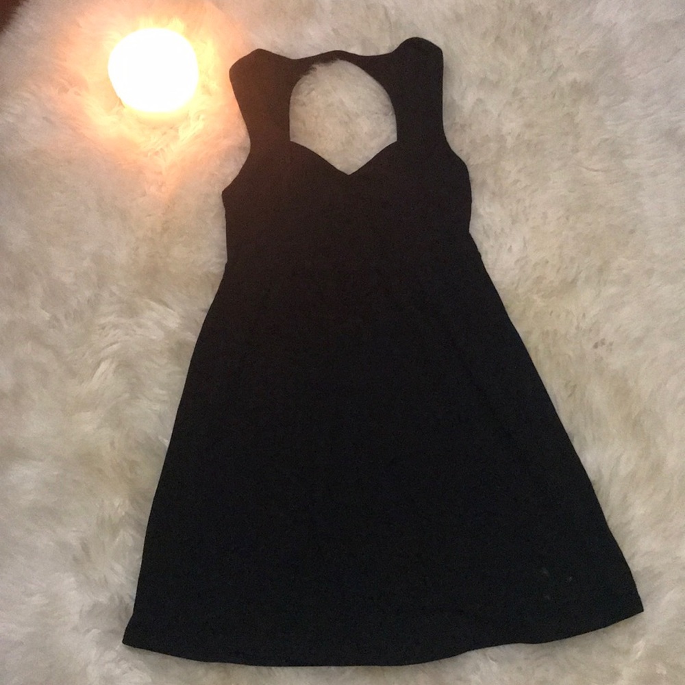 Open back Little black dress